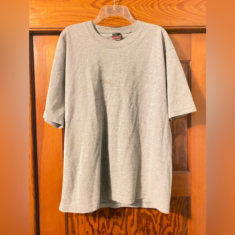 Mens Prospirit Gray Medium Short Sleeve Shirt